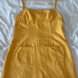 Urban Outfitters Sunshine Spaghetti Strap Mini Sundress